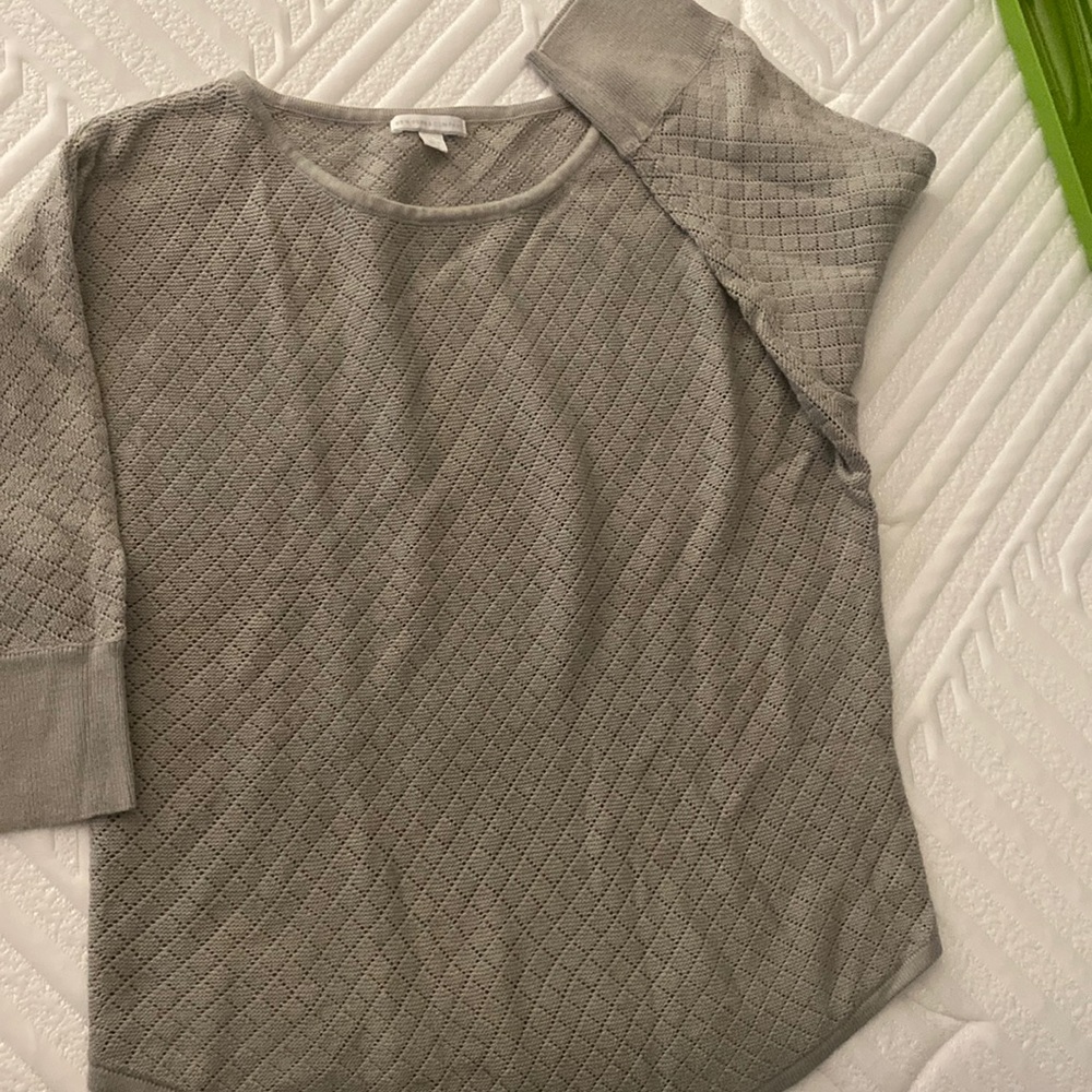 3/4 sleeve gray sweater. Never worn